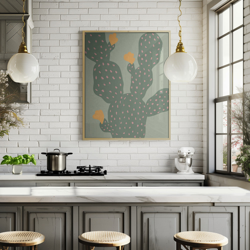 Cactus Green Poster