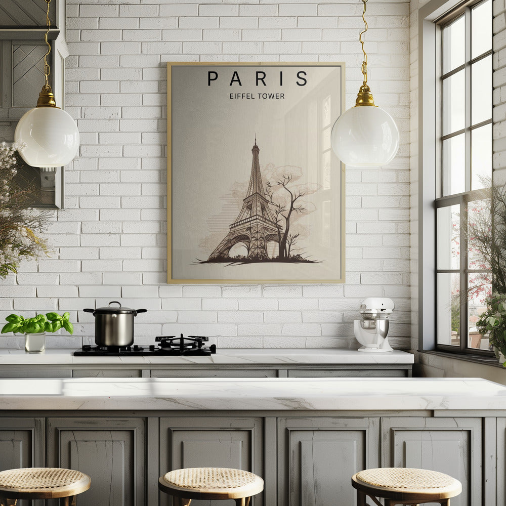 Paris Eiffel Tower Poster