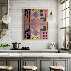 Peru Rug Pattern Poster