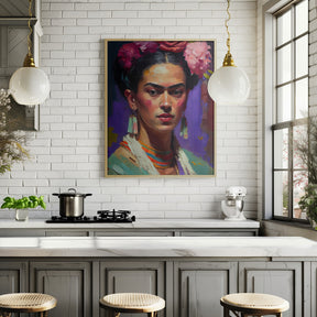 Portrait Of Frida Poster