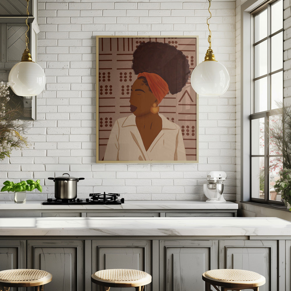 Afro puff Poster