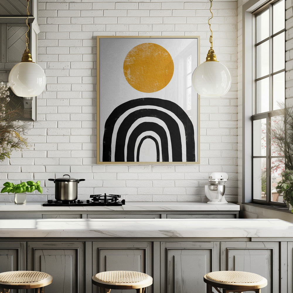 Arch Line Art Poster