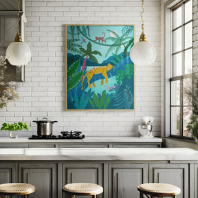 Jungle Leopard Poster