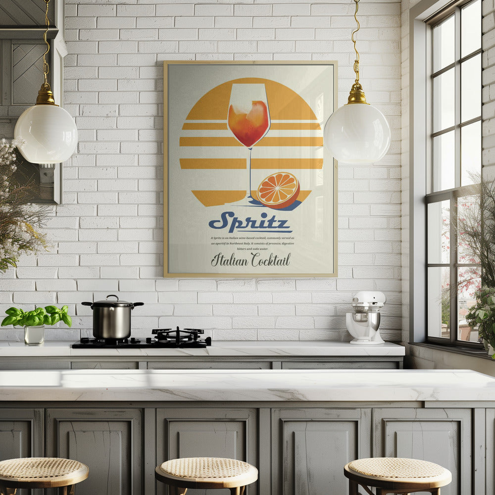 Spritz summer print Poster