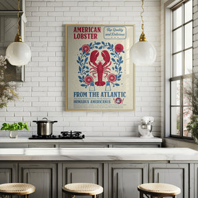 Lobster kitchen print Poster