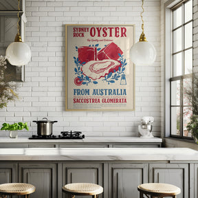 Oyster kitchen decor Poster