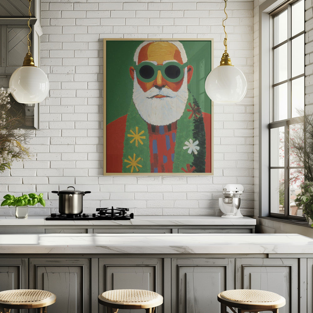 Holiday Santa Poster