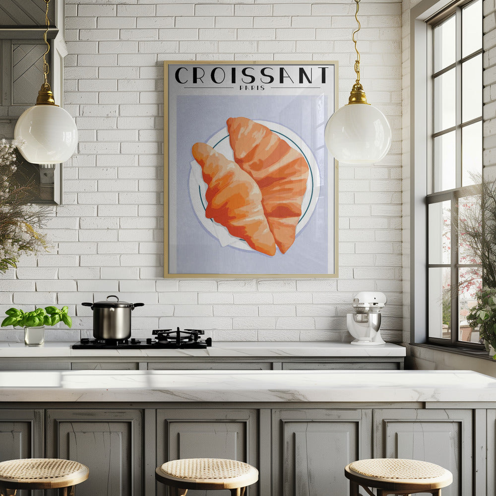 Croissant - Paris Poster