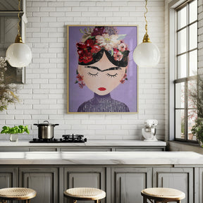 Frida (Purple) Poster