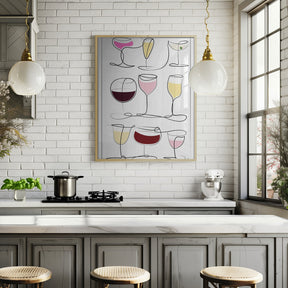 Wine & Drinks Poster