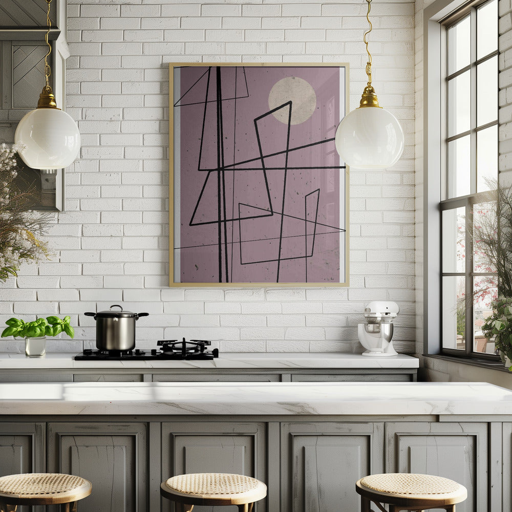 Angular Lines no 13 Poster