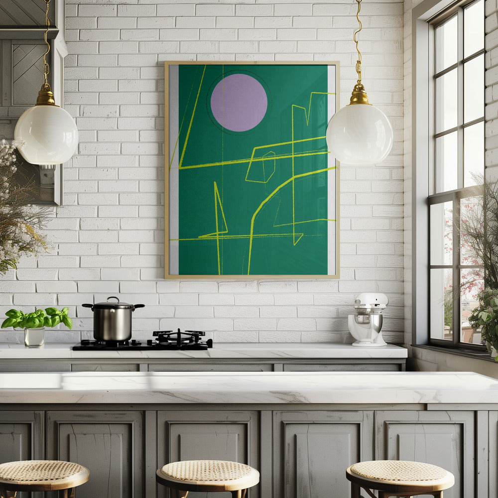 Angular lines No 23 Poster