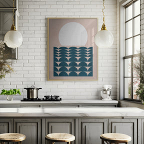 Geometrical Seascape Poster