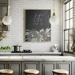 Let's stay in with frosty bouquet Poster