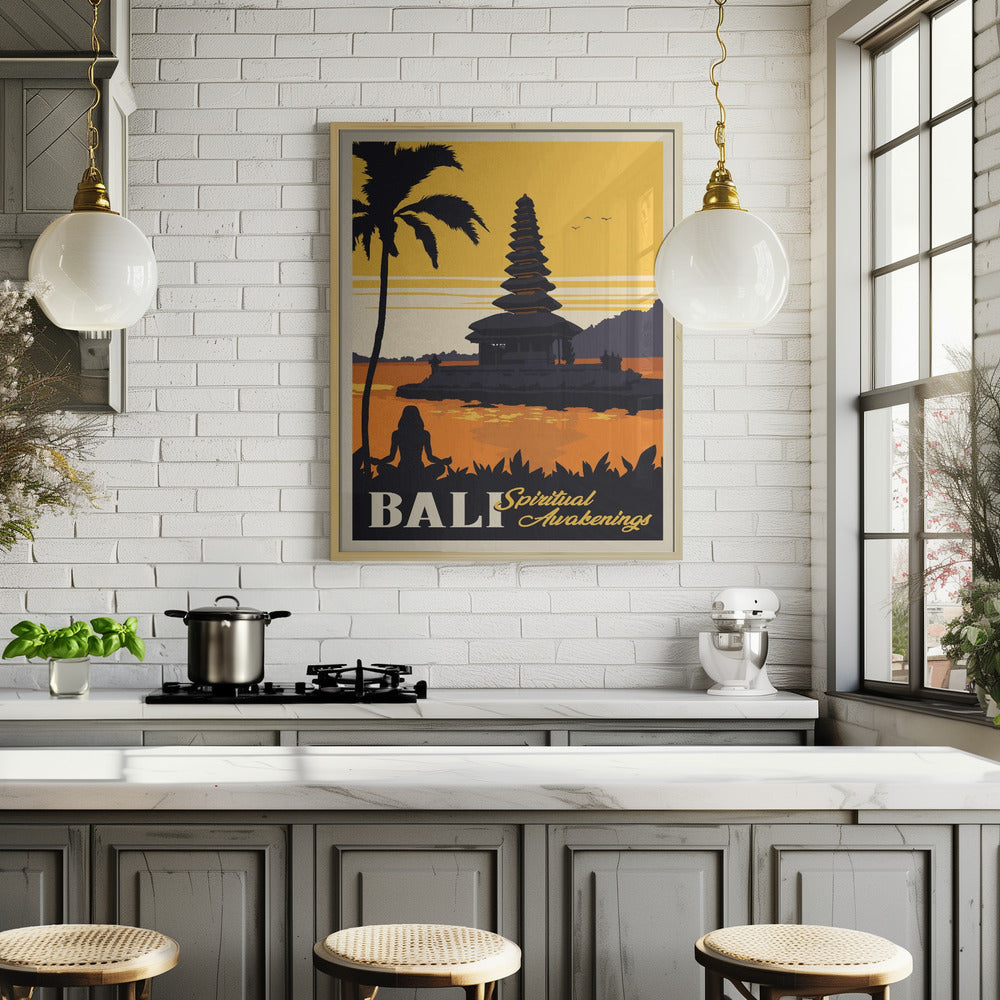 Bali Travel Print Poster