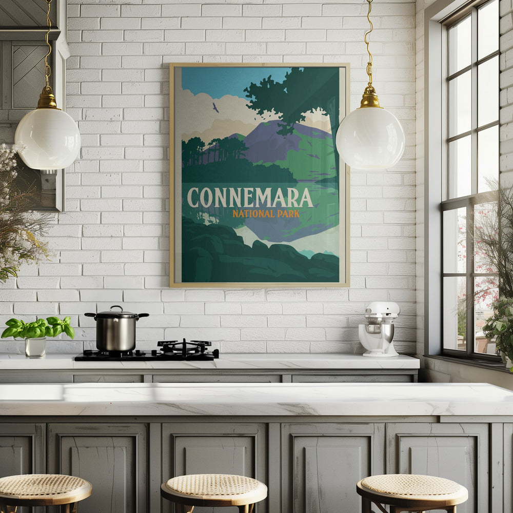 Connemara Travel Print Poster