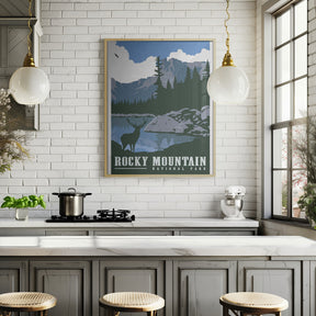 Rocky Mountain National Park Travel Print Poster