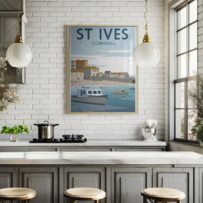 St Ives Travel Print Poster