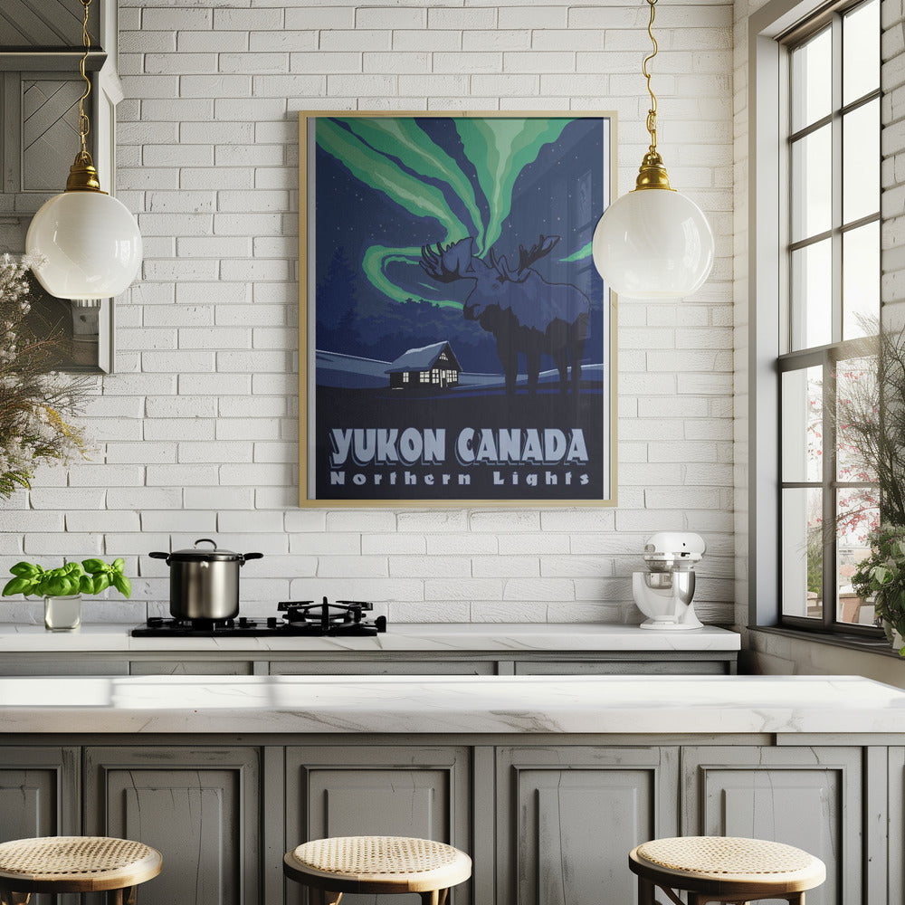 Yukon Canada Travel Print Poster