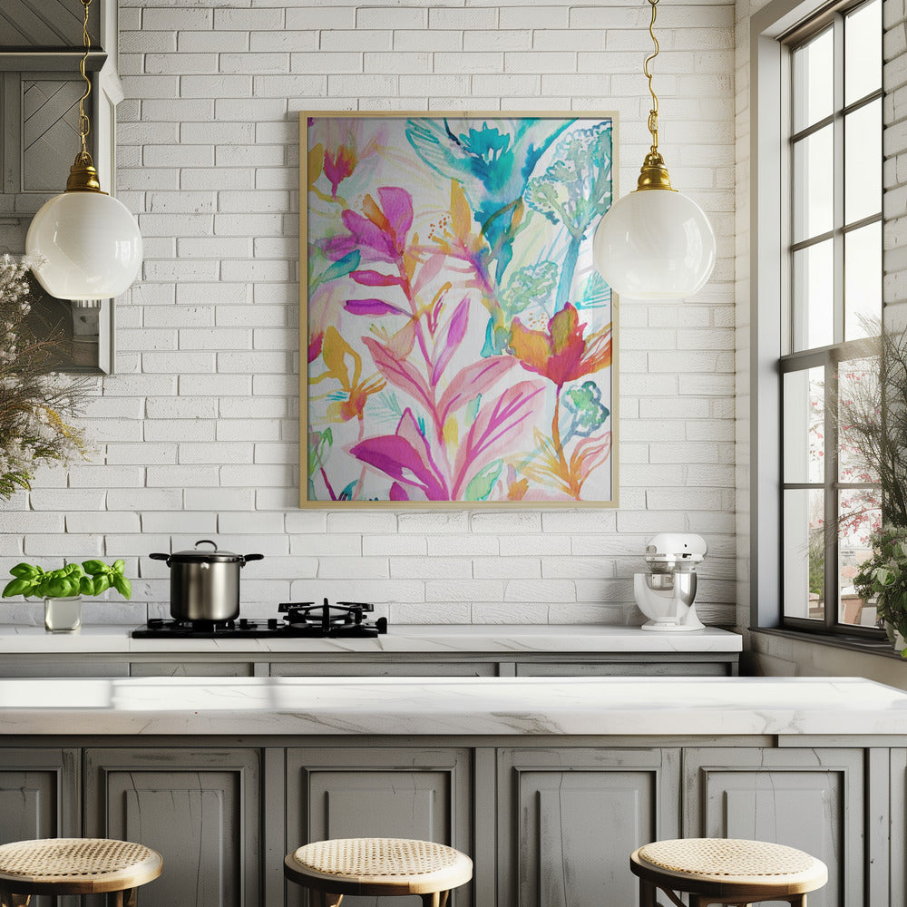 Floral Burst Poster