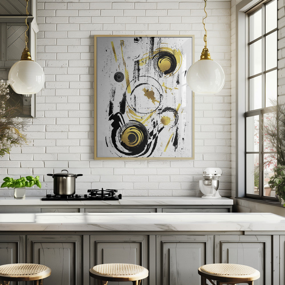 ABSTRACT ART Dynamic Game Poster