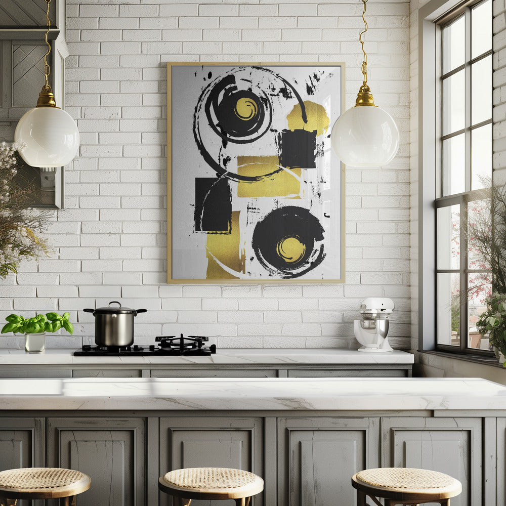 ABSTRACT ART Geometry Poster