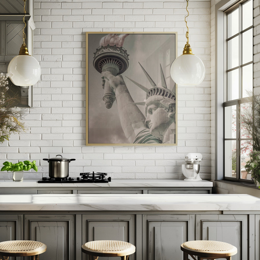 NEW YORK CITY Statue of Liberty | urban vintage style Poster