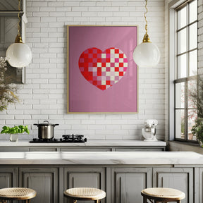 Pixel heart Poster