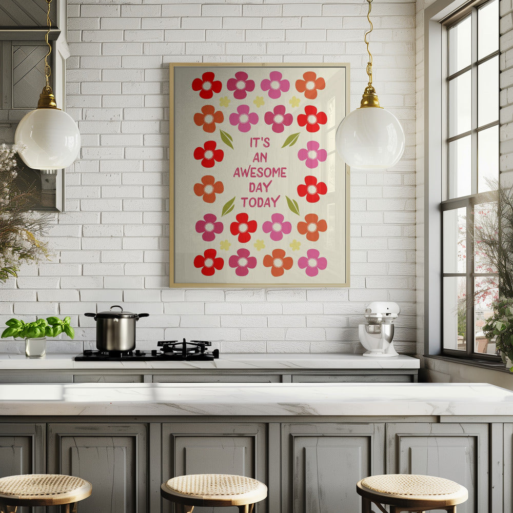 Awesome flowers Poster