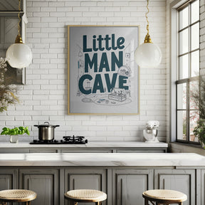 Little Man Cave Poster