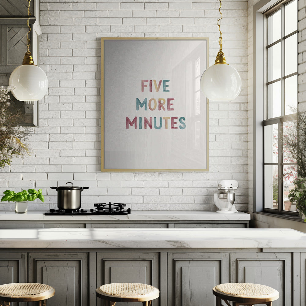 Five More Minutes Poster