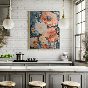 Watercolor Floral No. 7 Poster