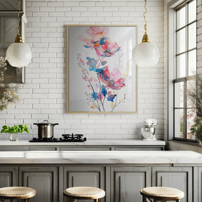 Watercolor Floral No. 8 Poster