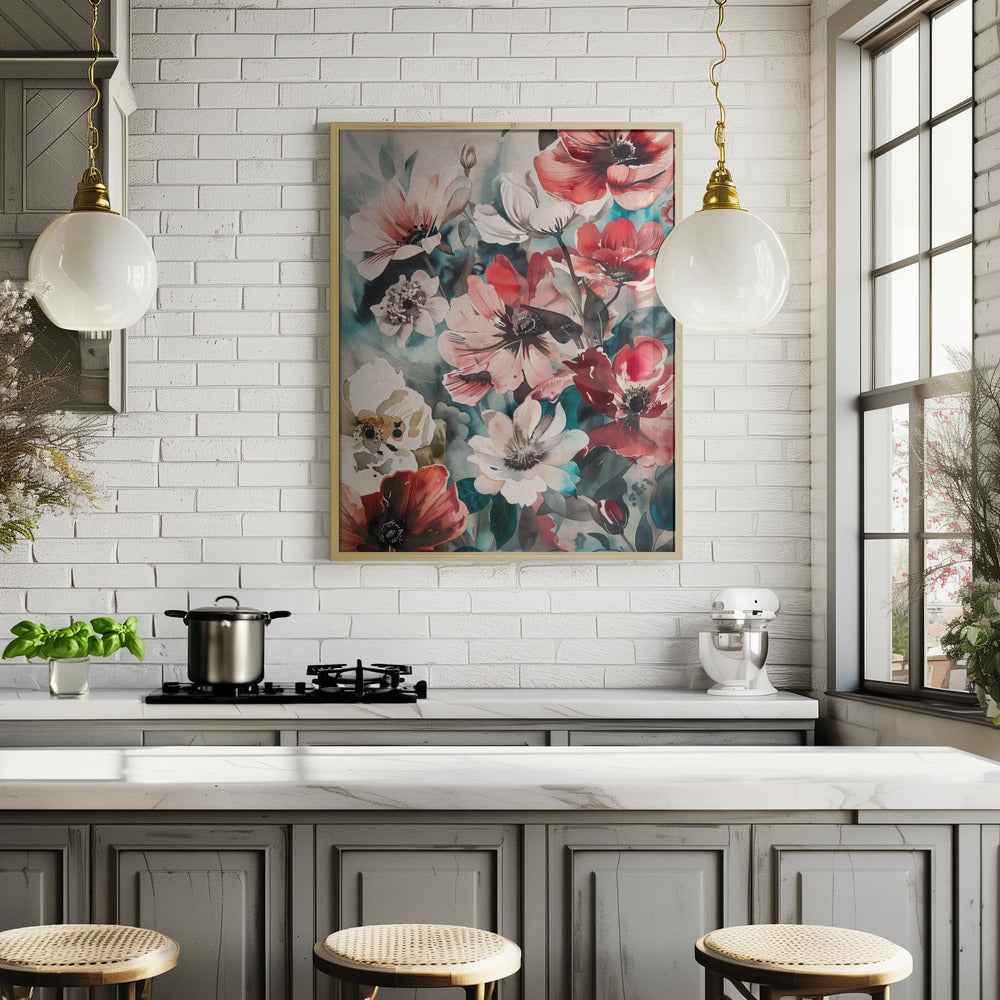 Watercolor Floral No. 11 Poster