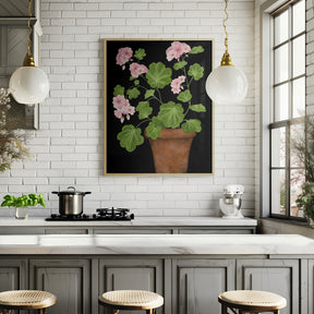 Pink Geranium Poster