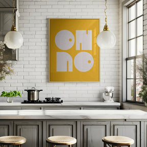 Oh No Yellowratio 3x4 Print By Bohonewart Poster