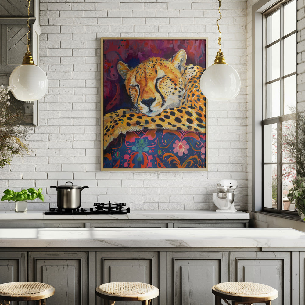 Resting Cheetah Poster