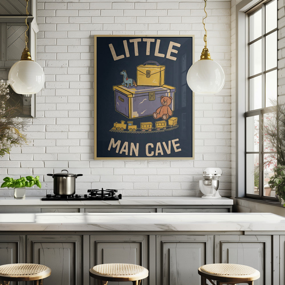 Little Man Cave Poster