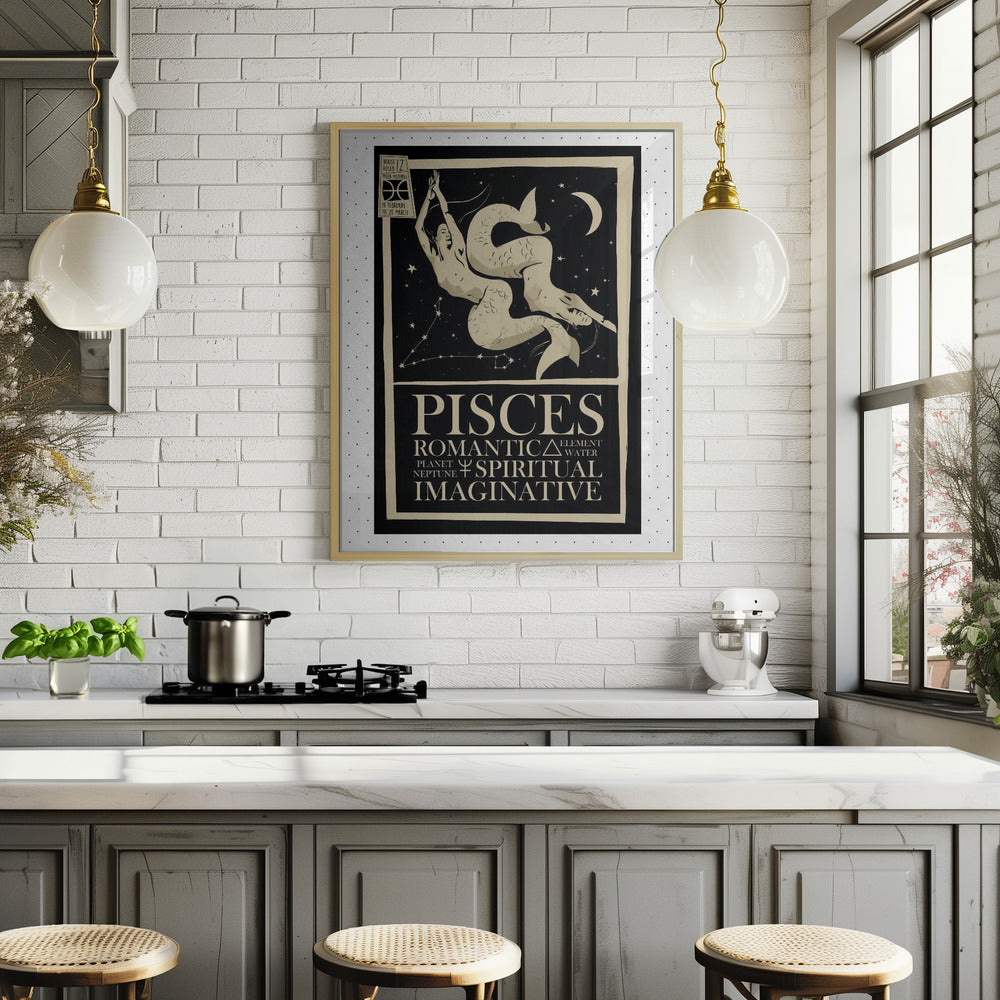 Pisces Print Poster