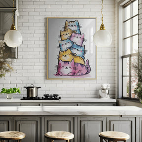 Happy Cats Poster