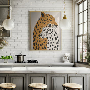 Leopard Mom Poster