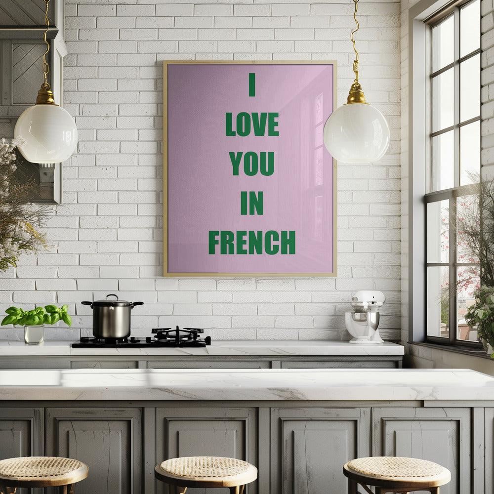 Frenchlovegreen Ratioiso Poster