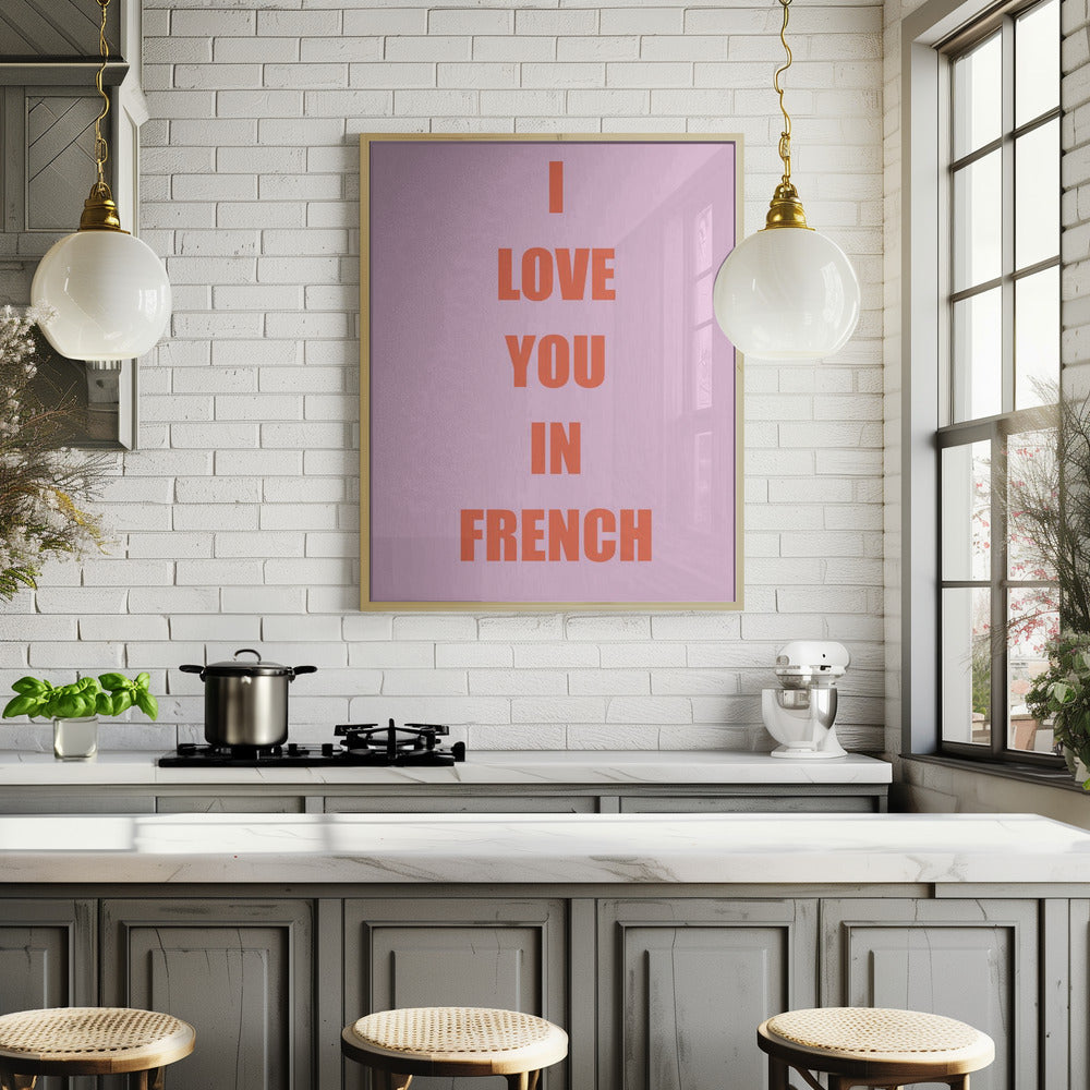 Frenchloveorange Ratioiso Poster