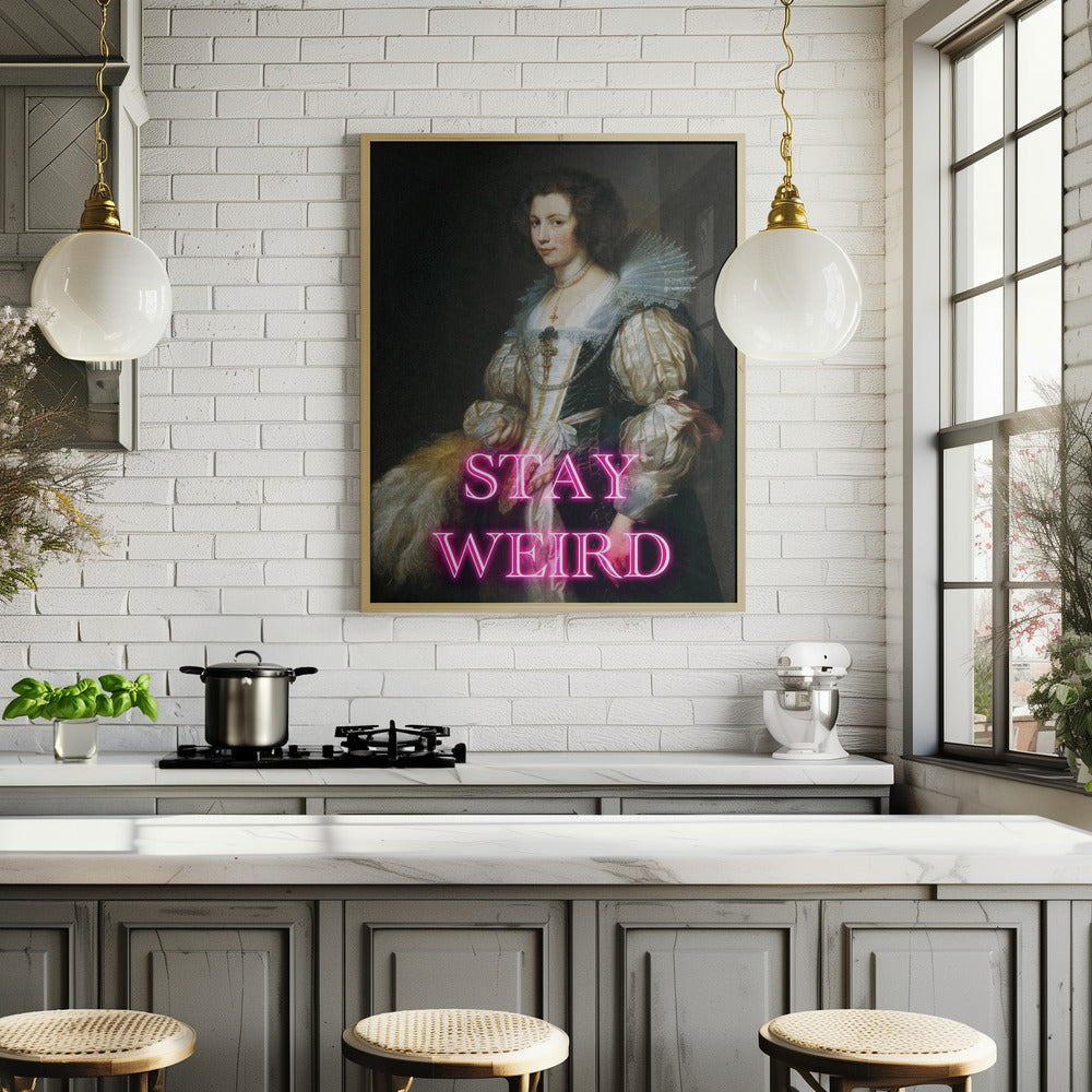 Stayweird Ratioiso Poster