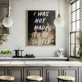 Notsubtlewhitefont Ratioiso Poster