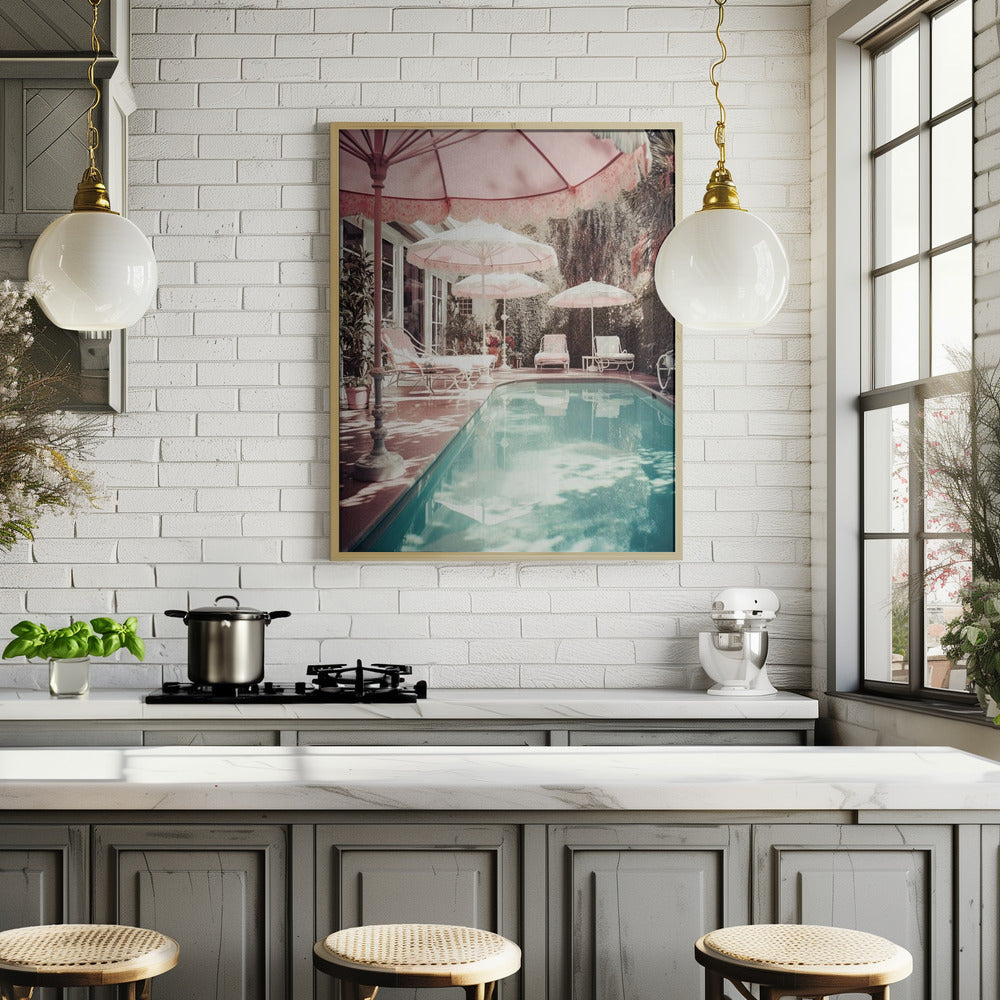 Glam Pool Life Poster