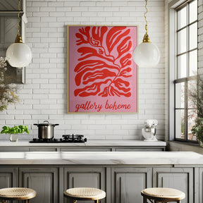 Pinkredgalleryboheme Ratioiso Poster