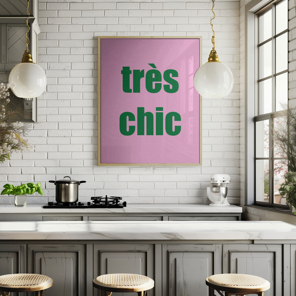 Treschicpinkgreen Ratioiso Poster