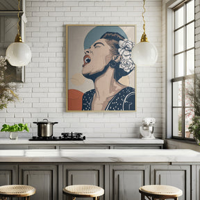 Billie Holiday Portrait Poster