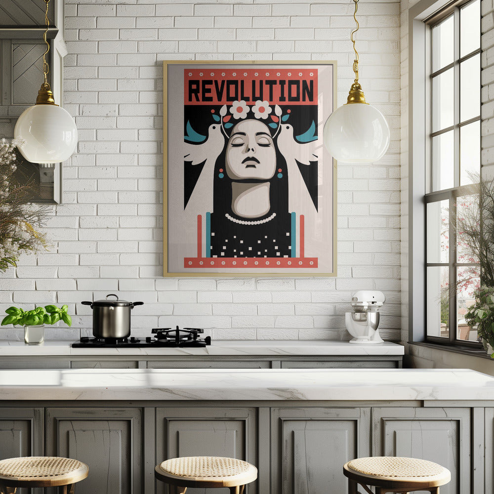 Revolution Activist Peace Poster